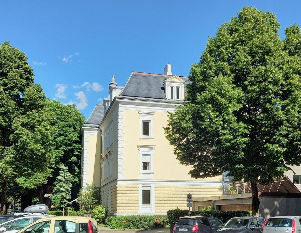 5-Zimmer-Appartement In Historischer Privatvilla, Meran Zentrum, Kostenloser Parkplatz 외부 사진
